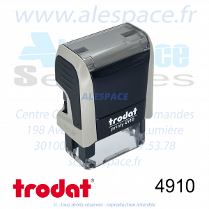 TRODAT - 4910 MONTURE TAMPON PRINTY 4.0 - TAUPE - Réf. 121179 - Photo 001