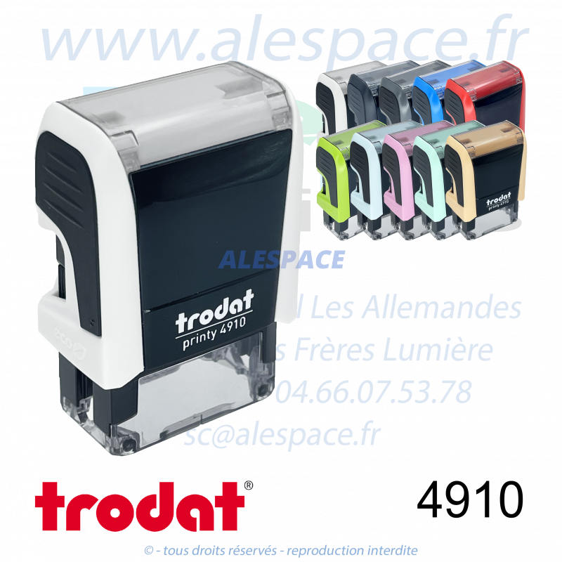 TRODAT - 4910 MONTURE TAMPON PRINTY 4.0 - GAMME - Photo 003 TRODAT - 4910 MONTURE TAMPON PRINTY 4.0 - GAMME - Photo 003