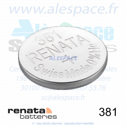 RENATA 381 MP - SR1120SW - Pile de montre 1,55V - Photo 001