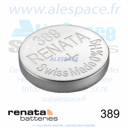 RENATA 389 MP - SR1130W - Pile de montre 1,55V - Photo 001