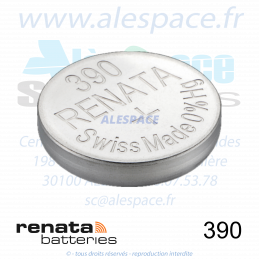RENATA 390 MP - SR1130SW - Pile de montre 1,55V - Photo 001