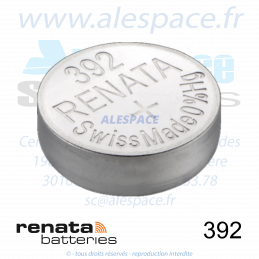 RENATA 392 MP - SR41W - Pile de montre 1,55V - Photo 001
