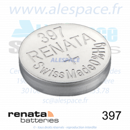RENATA 397 MP - SR726SW - Pile de montre 1,55V - Photo 001