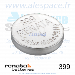 RENATA 399 MP - SR927W - Pile de montre 1,55V - Photo 001