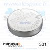 RENATA 301 - SR43SW - Pile de montre 1,55V - Photo 001