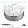 RENATA 303 MP - SR44SW - Pile de montre 1,55V - Photo 001