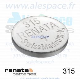 RENATA 315 MP - SR716SW - Pile de montre 1,55V - Photo 001