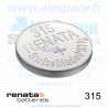 RENATA 315 MP - SR716SW - Pile de montre 1,55V - Photo 001