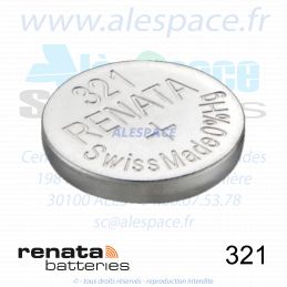 RENATA 321 MP - SR616SW - Pile de montre 1,55V - Photo 001