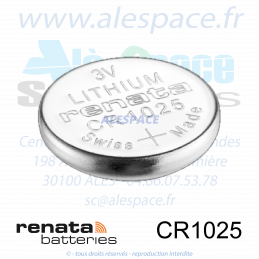 RENATA CR1025 SC - Pile bouton Lithium - 3V - Boîte x10 Piles - Photo 004