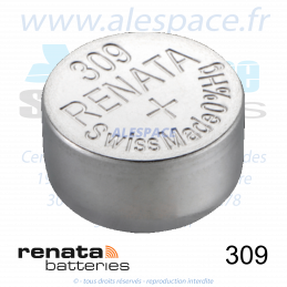 RENATA 309 MP - SR754SW - Pile de montre 1,55V - Blister x10 Piles - Photo 002