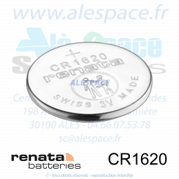 RENATA CR1620 SC - Pile bouton Lithium - 3V - Boîte x10 Piles - Photo 004