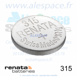 RENATA 315 MP - SR716SW - Pile de montre 1,55V - Blister x10 Piles - Photo 002