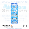 RENATA 315 MP - SR716SW - Pile de montre 1,55V - Blister x10 Piles - Photo 001