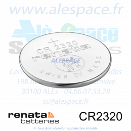 RENATA CR2320 SC - Pile bouton Lithium - 3V - Boîte x10 Piles - Photo 003