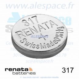 RENATA 317 MP - SR516SW - Pile de montre 1,55V - Blister x10 Piles - Photo 002