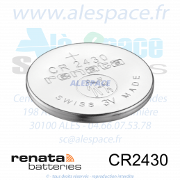 RENATA CR2430 SC - Pile bouton Lithium - 3V - Boîte x10 Piles - Photo 004
