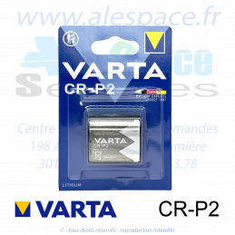 VARTA LITHIUM - CR-P2 - Pile Lithium  - 6V - Photo 001