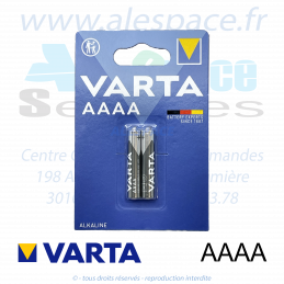 VARTA - AAAA LR8 - Pile alcaline  - 1,5V - Blister x2 Piles - Photo 001