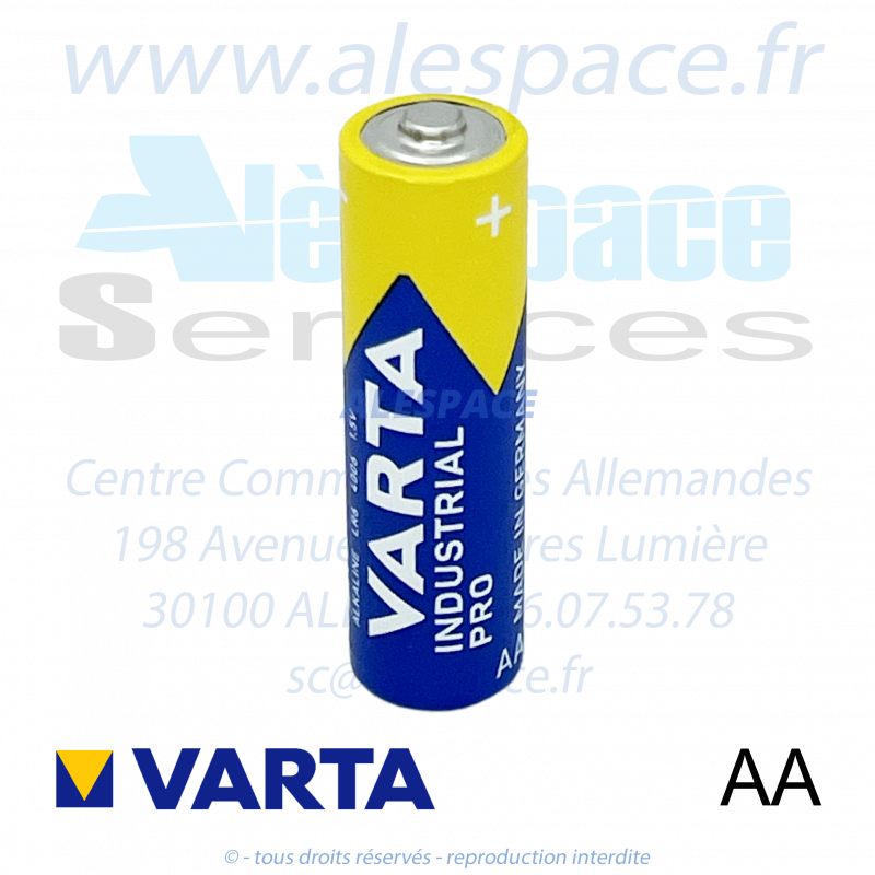 VARTA INDUSTRIAL PRO - AA LR6 - Pile alcaline - 1,5V - Photo 001 VARTA INDUSTRIAL PRO - AA LR6 - Pile alcaline - 1,5V - Photo 001