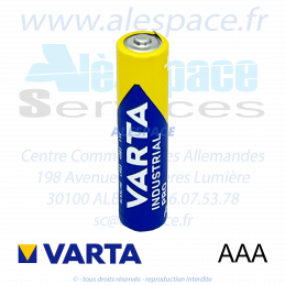 VARTA INDUSTRIAL PRO - AAA LR03 - Pile alcaline  - 1,5V - Photo 001