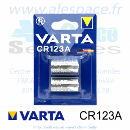 VARTA LITHIUM - CR123A - Pile Lithium - 3V - Blister x2 Piles - Photo 001