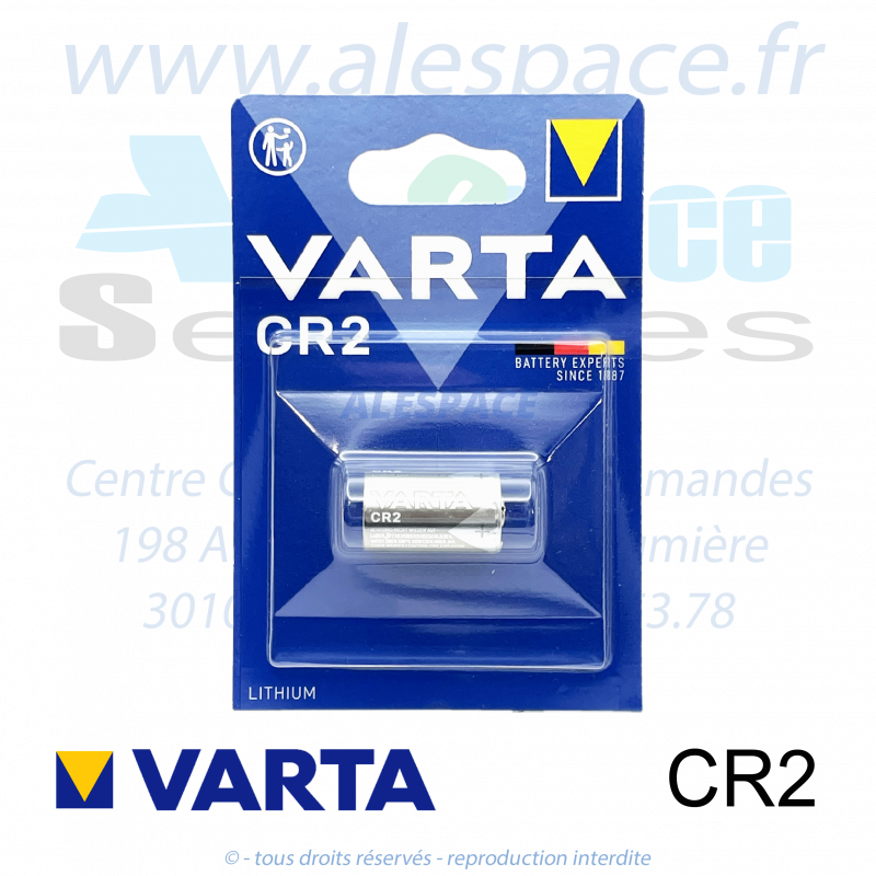 VARTA LITHIUM - CR2 - Pile Lithium - 3V - Photo 001 VARTA LITHIUM - CR2 - Pile Lithium - 3V - Photo 001