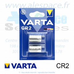 VARTA LITHIUM - CR2 - Pile Lithium - 3V - Blister x2 Piles - Photo 001