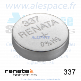 RENATA 337 MP - SR416SW - Pile de montre 1,55V - Blister x10 Piles - Photo 002